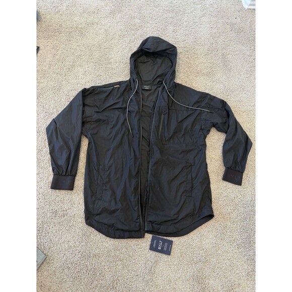 BYLT Dawnbreaker Jacket Mens XXL Black Premium Basics Packable Windbreaker